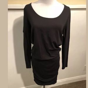 Banana Republic Black Knit Blouson Dress - size S